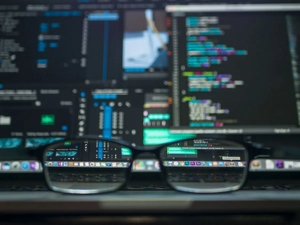Software on a computer screen, illustrating antivirus protection