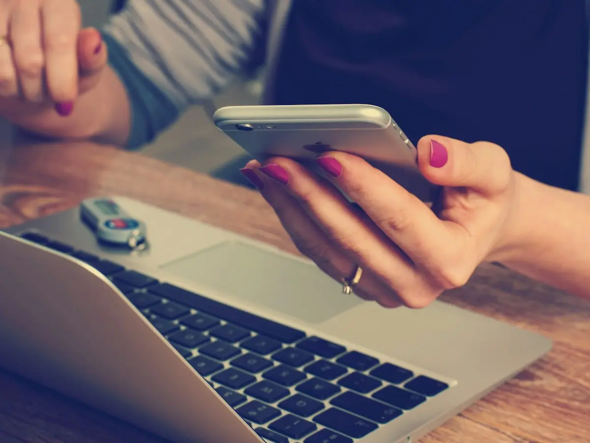 Smartphone used for business communication