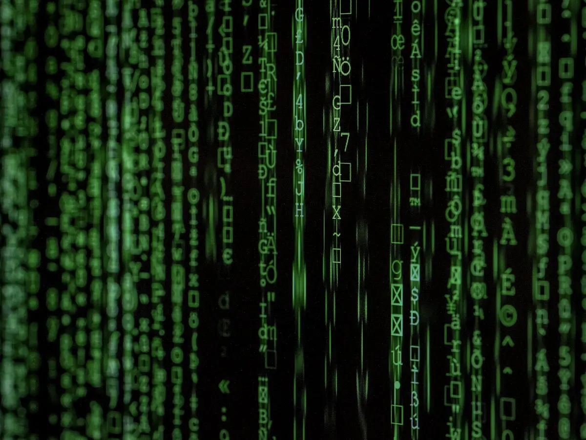 Digital code, illustrating web security